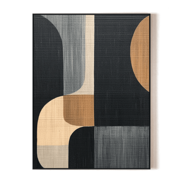 Balanced Forms – Modern Geometric Painting #MH1214(108) Painting artwepaint 