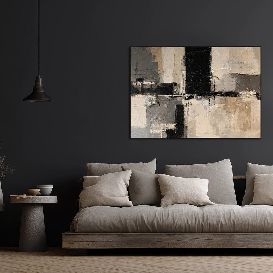 Balanced Tones-Neutral Abstract Painting #RIX1(376) Painting artwepaint 