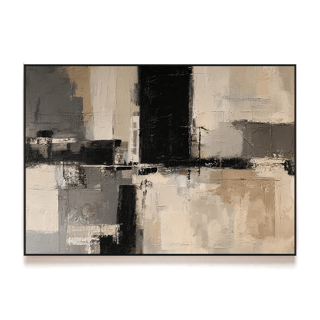 Balanced Tones-Neutral Abstract Painting #RIX1(376) Painting artwepaint 