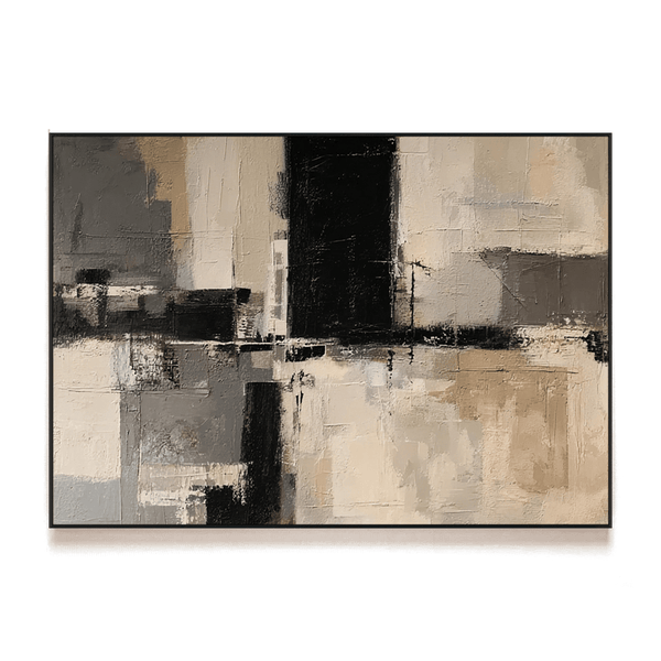 Balanced Tones-Neutral Abstract Painting #RIX1(376) Painting artwepaint 