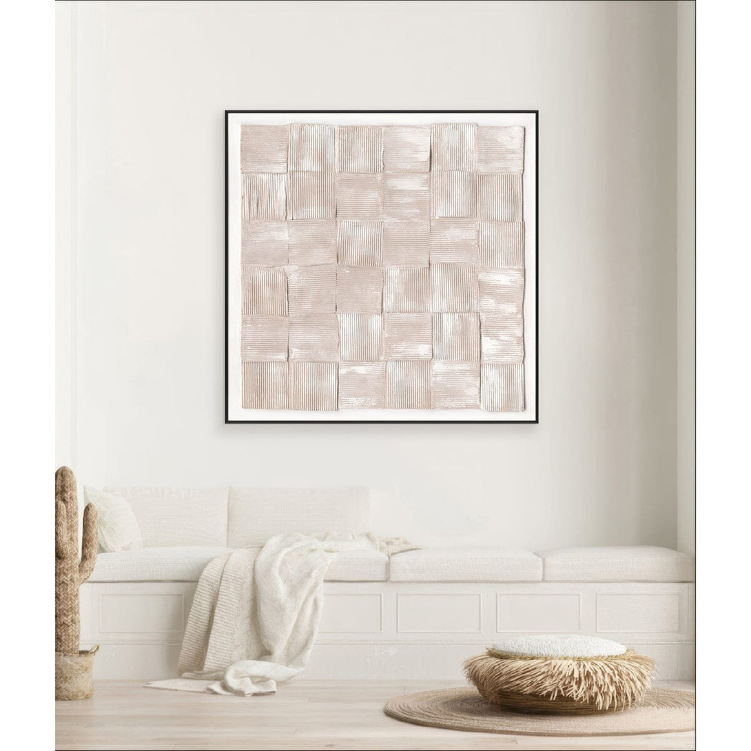 Beige Weave – 3D Textured Art #M4780 Painting artwepaint 