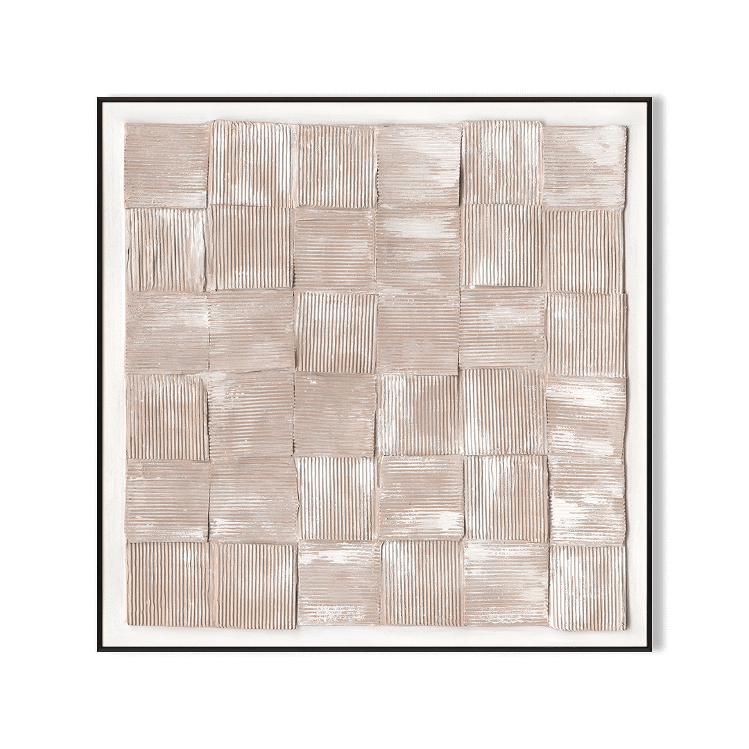 Beige Weave – 3D Textured Art #M4780 Painting artwepaint 