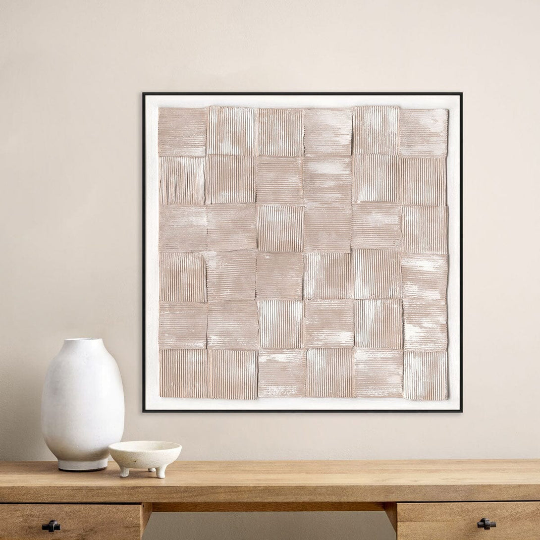 Beige Weave – 3D Textured Art #M4780 Painting artwepaint 
