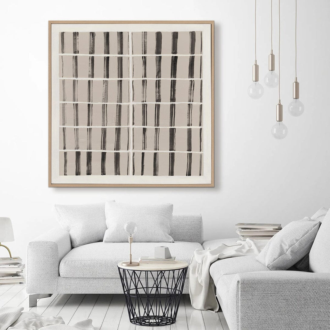 Black & White Grid - Abstract Geometric Art#M4790 Painting artwepaint 