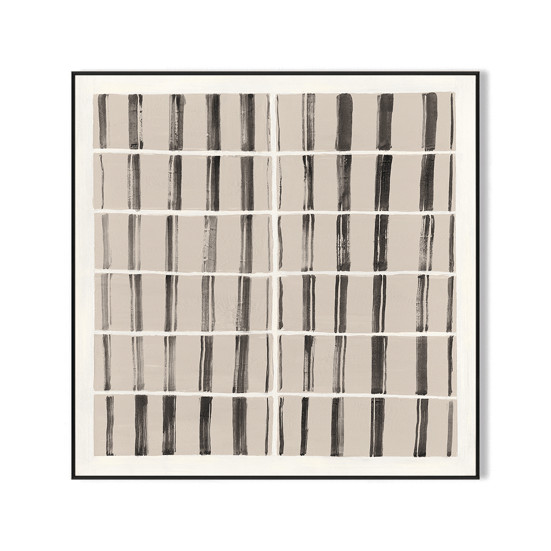 Black & White Grid - Abstract Geometric Art#M4790 Painting artwepaint 