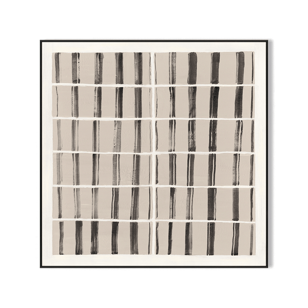 Black & White Grid - Abstract Geometric Art#M4790 Painting artwepaint 