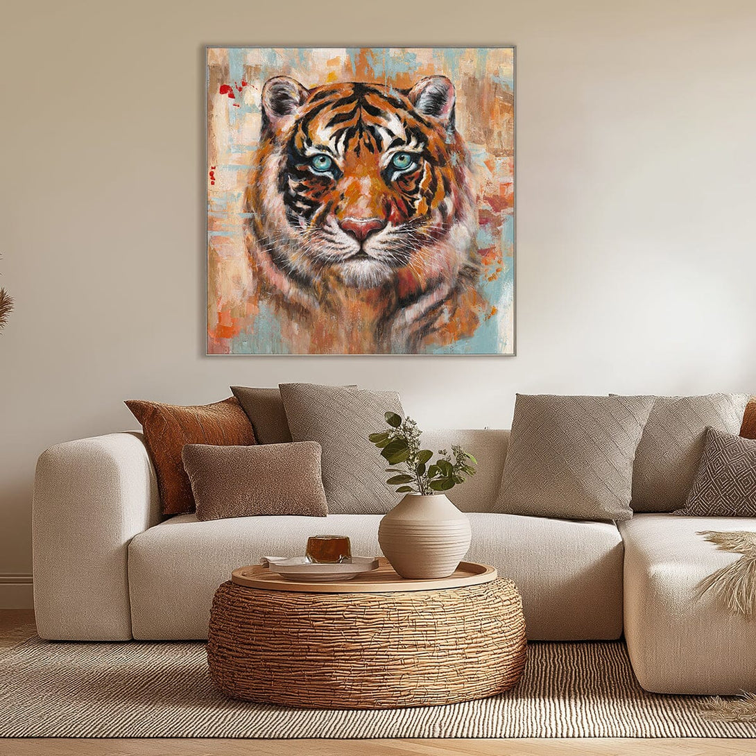 Blazing Gaze - Tiger Stare#L5039 Painting artwepaint 