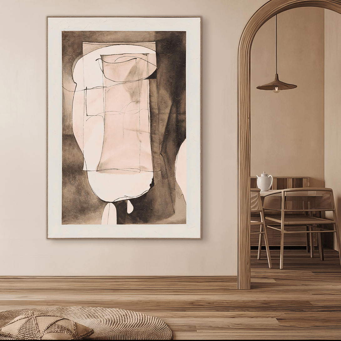 Block Shadows - Line Abstract #R1013 Painting artwepaint 