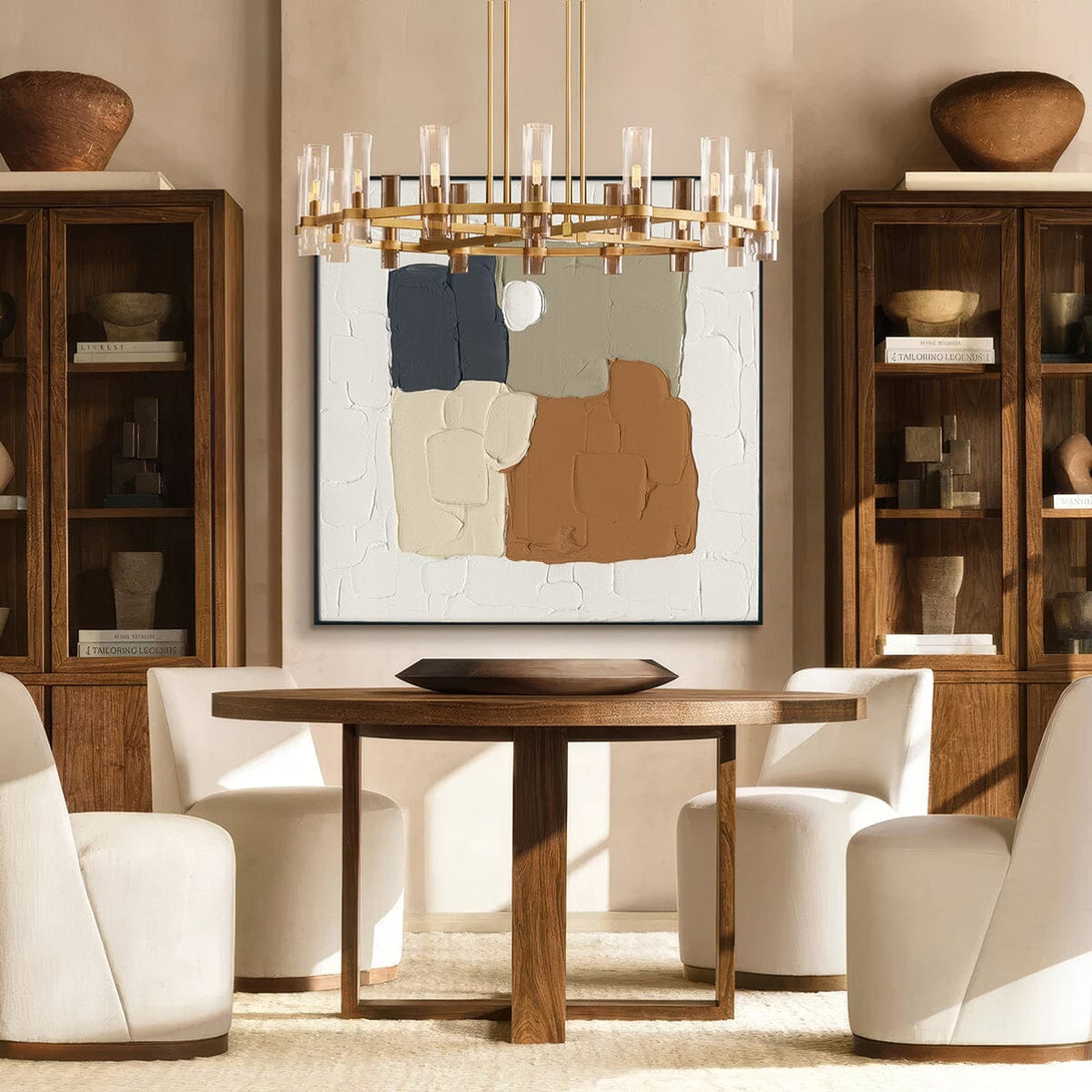 Block Texture-Color Block Abstract Painting#M2739 Painting artwepaint 
