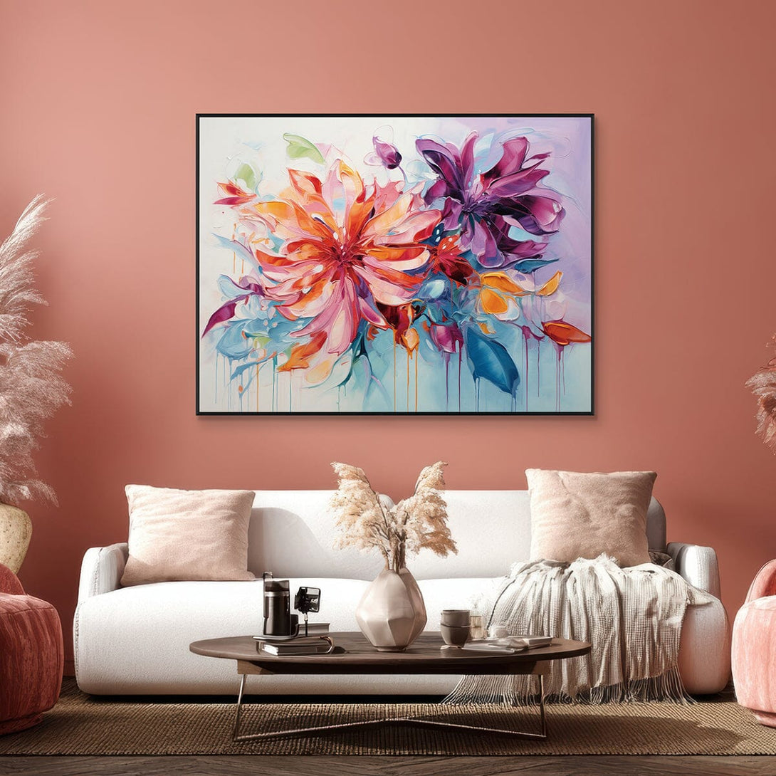 Bloom Symphony – Abstract Floral Painting #MH1220(5) Painting artwepaint 