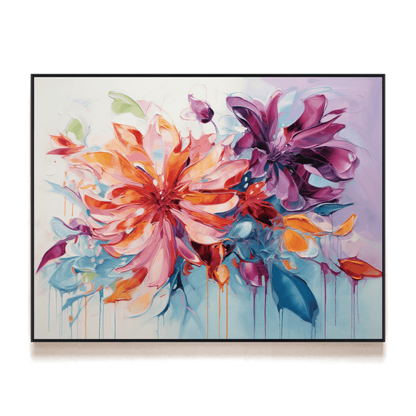 Bloom Symphony – Abstract Floral Painting #MH1220(5) Painting artwepaint 