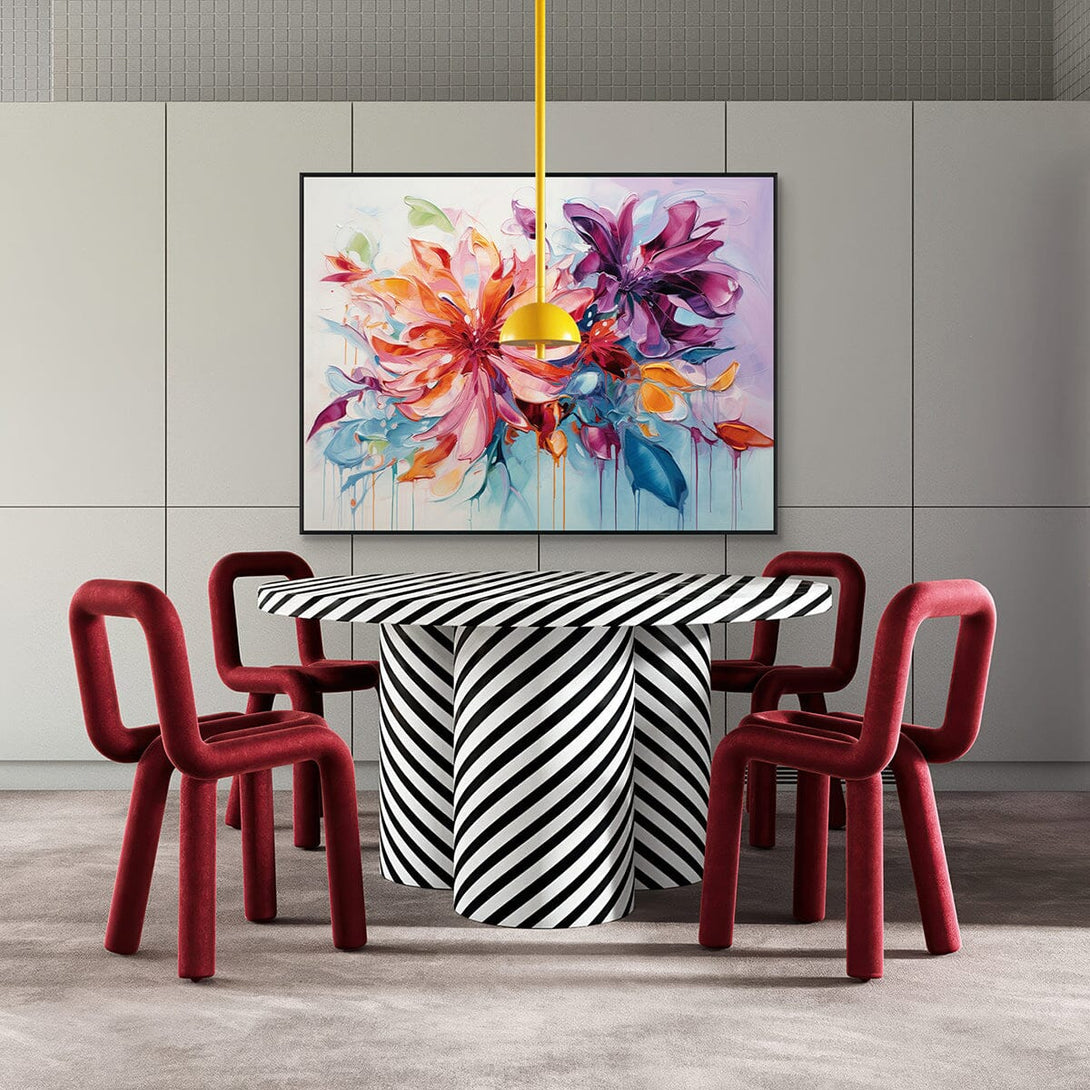 Bloom Symphony – Abstract Floral Painting #MH1220(5) Painting artwepaint 