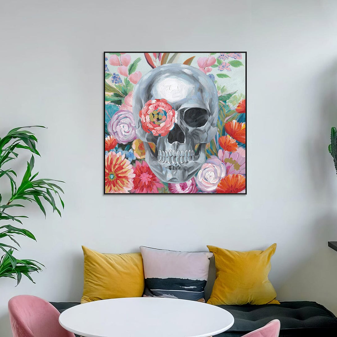 Bloomed Skull – Floral Fantasy Painting #J2152 Painting artwepaint 