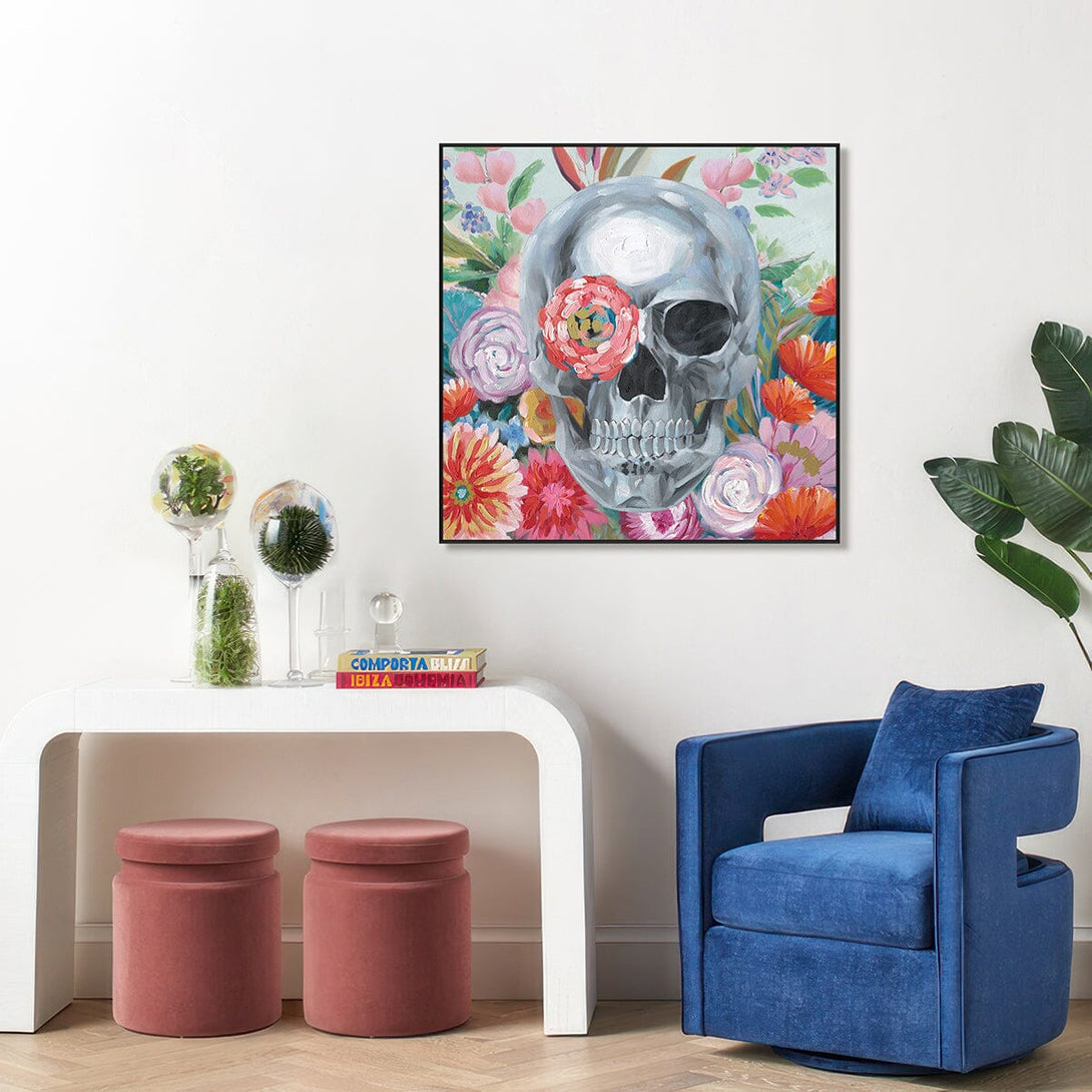 Bloomed Skull – Floral Fantasy Painting #J2152 Painting artwepaint 