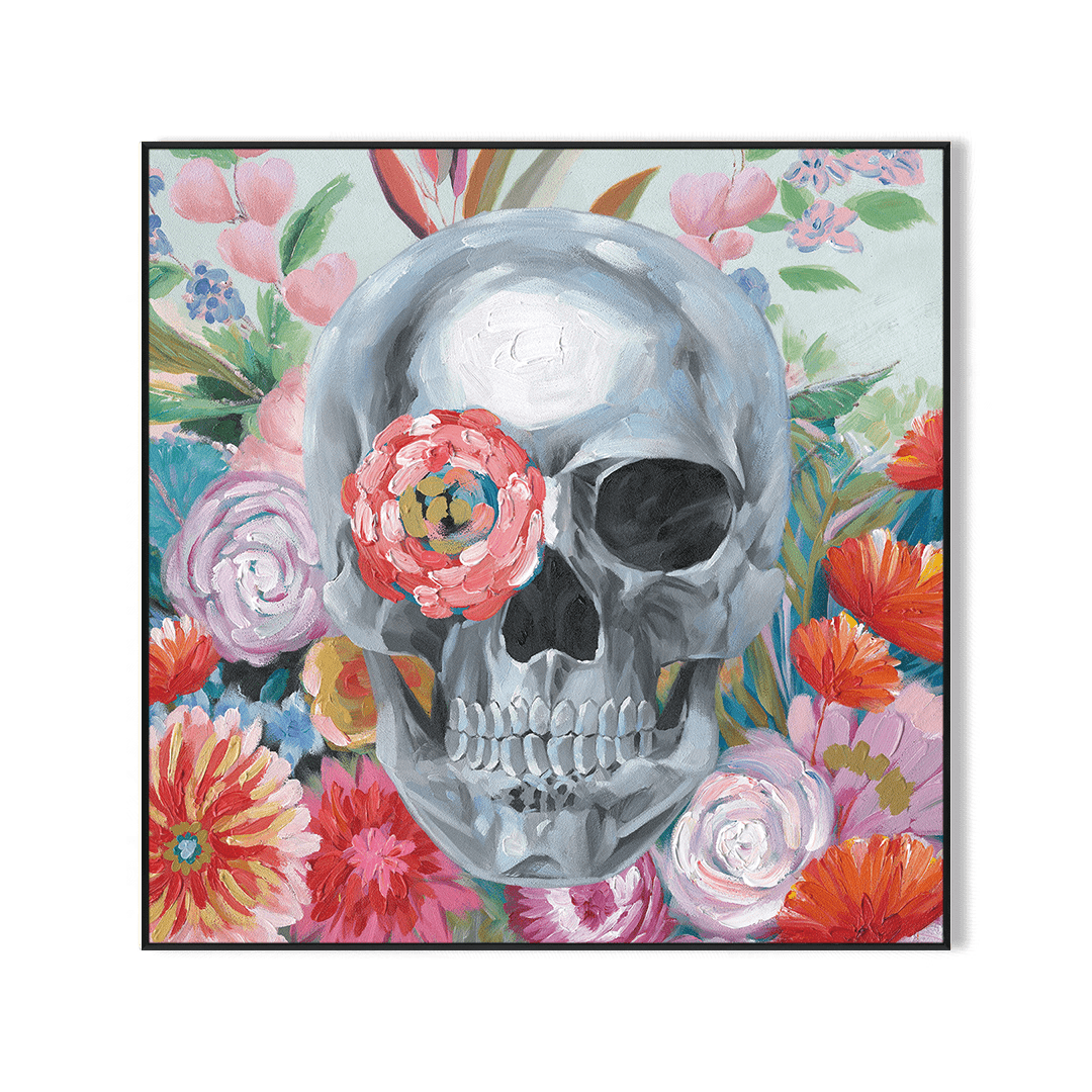 Bloomed Skull – Floral Fantasy Painting #J2152 Painting artwepaint 