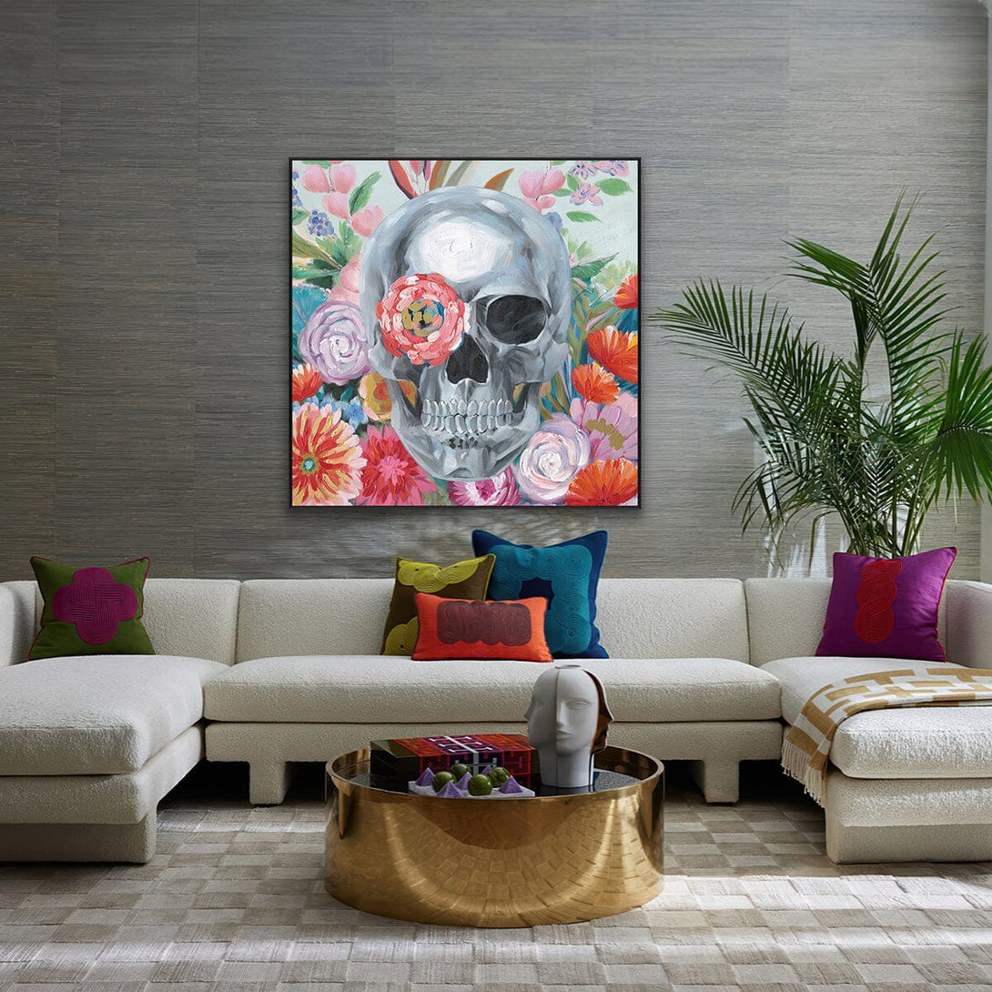 Bloomed Skull – Floral Fantasy Painting #J2152 Painting artwepaint 