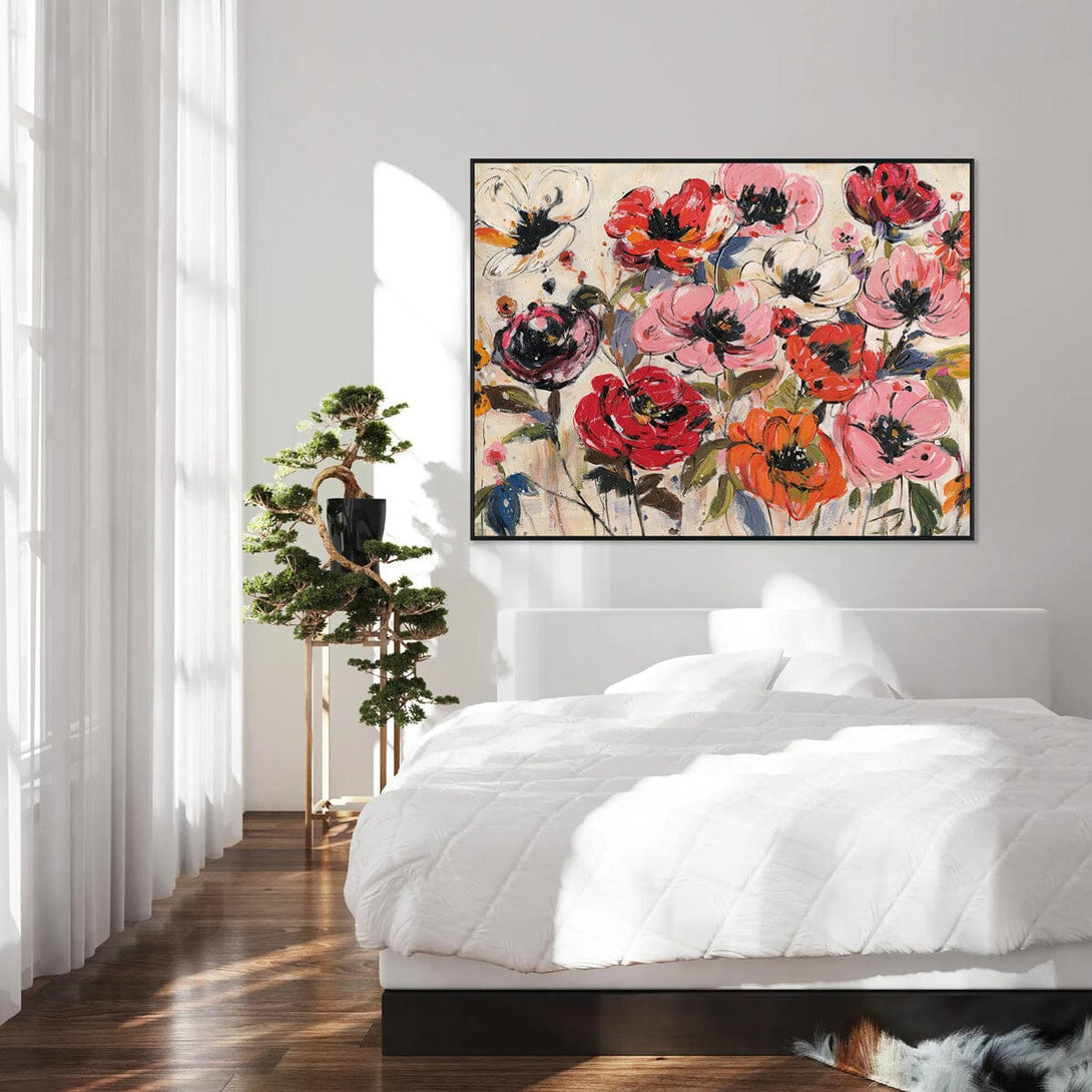 Blooming Charm - Vibrant Floral Art#P4657 Painting artwepaint 