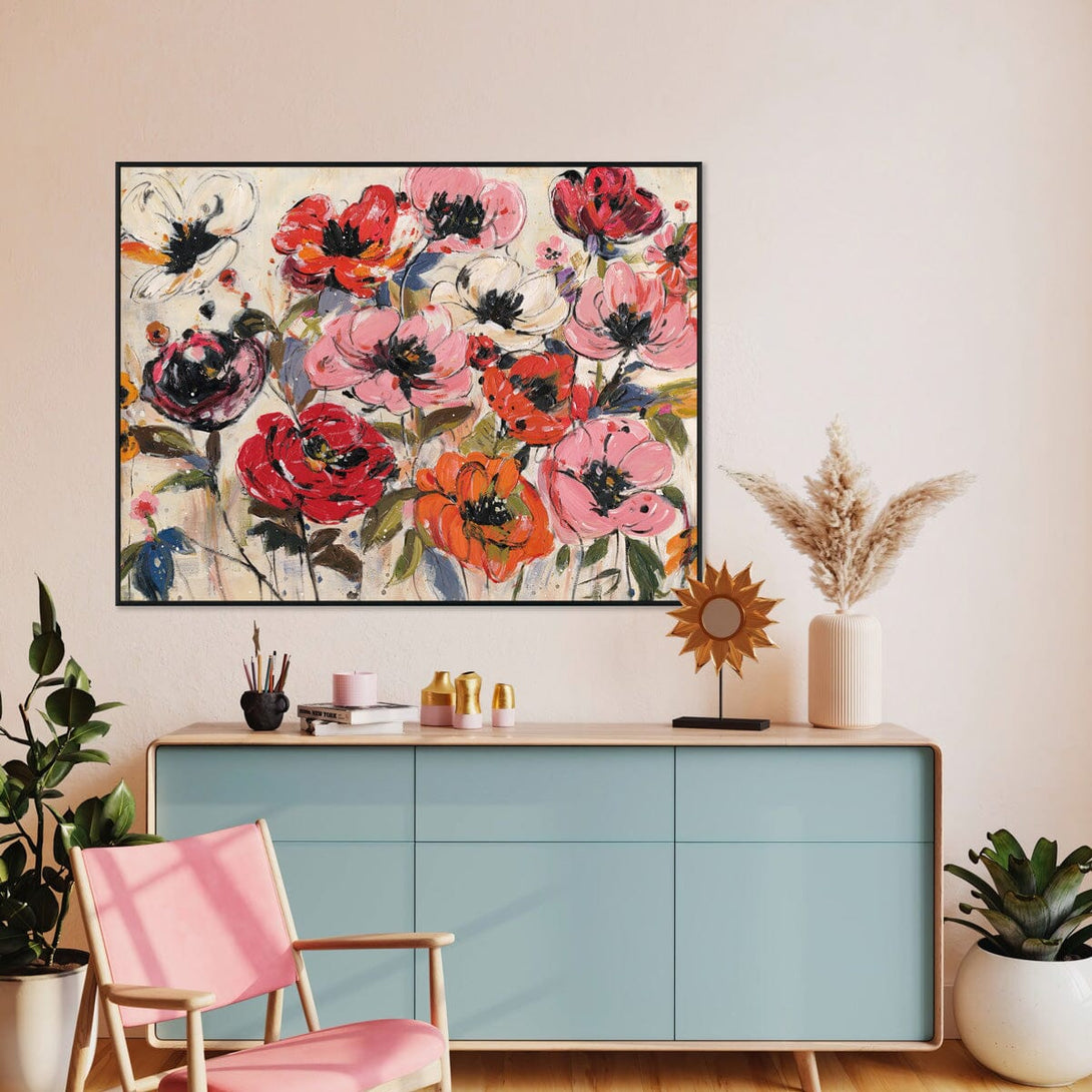Blooming Charm - Vibrant Floral Art#P4657 Painting artwepaint 