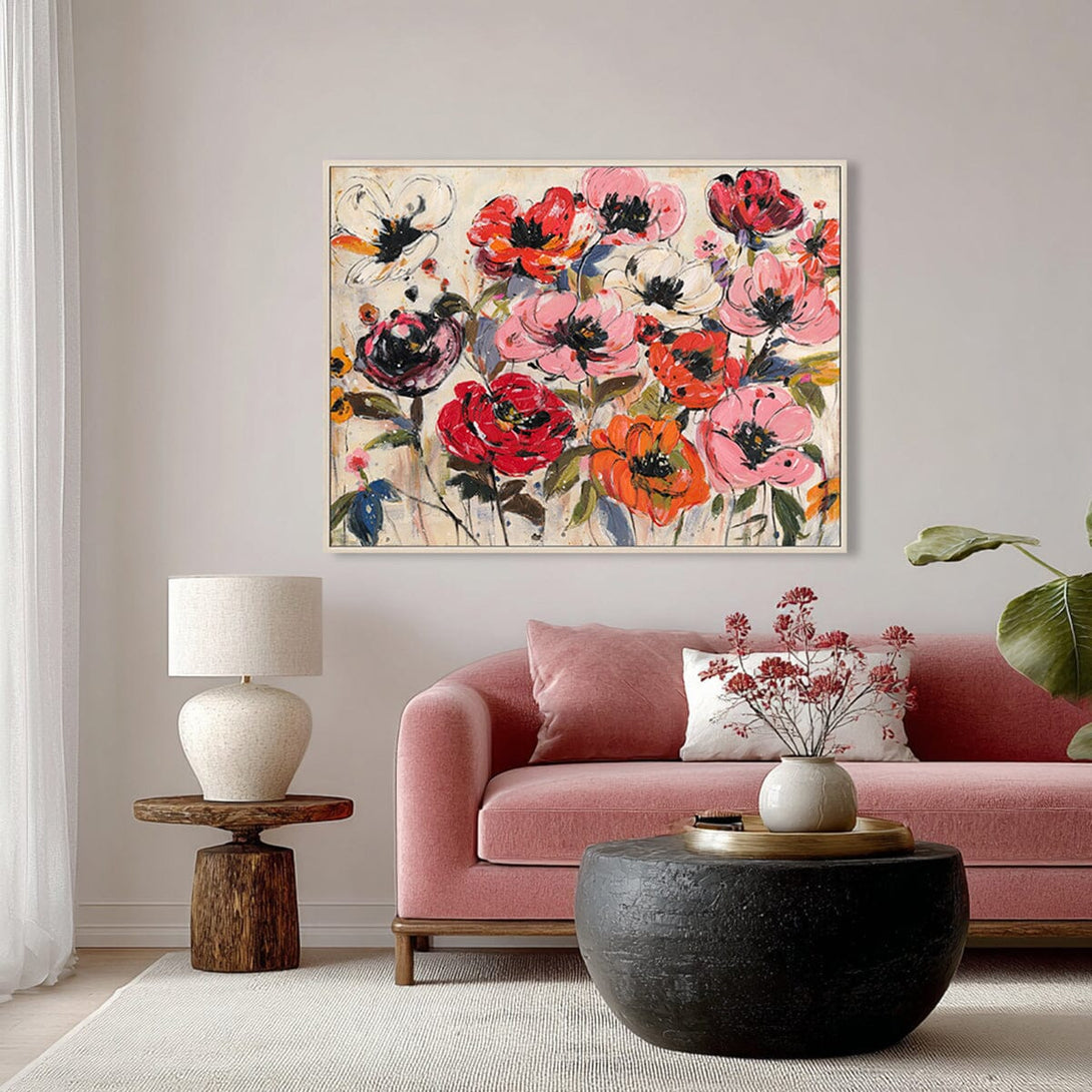 Blooming Charm - Vibrant Floral Art#P4657 Painting artwepaint 