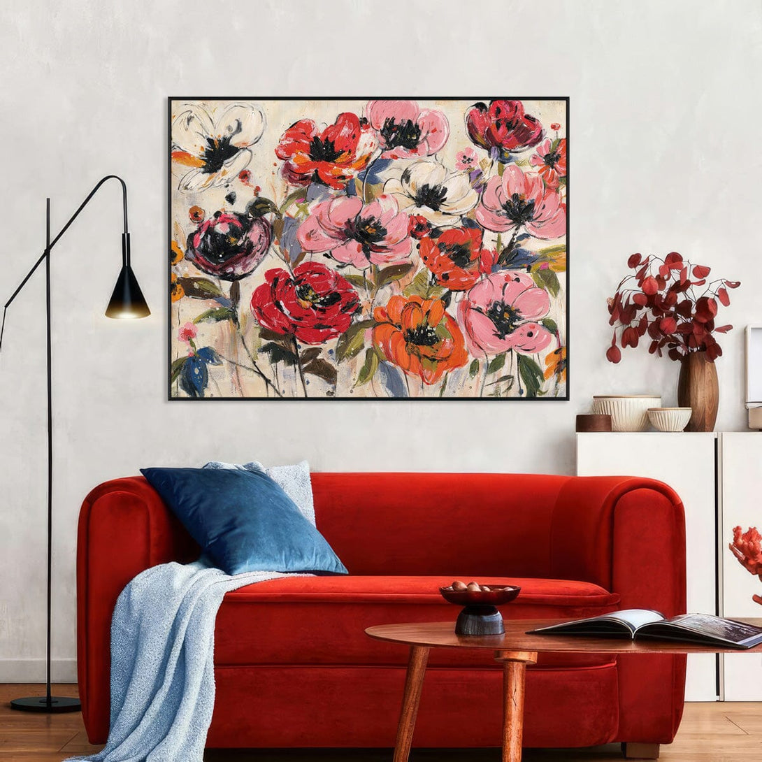 Blooming Charm - Vibrant Floral Art#P4657 Painting artwepaint 