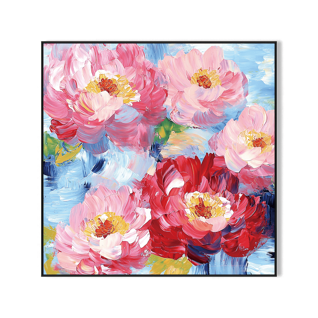 Blooming Energy - Abstract Peony Painting #PIX2(191) Painting artwepaint 