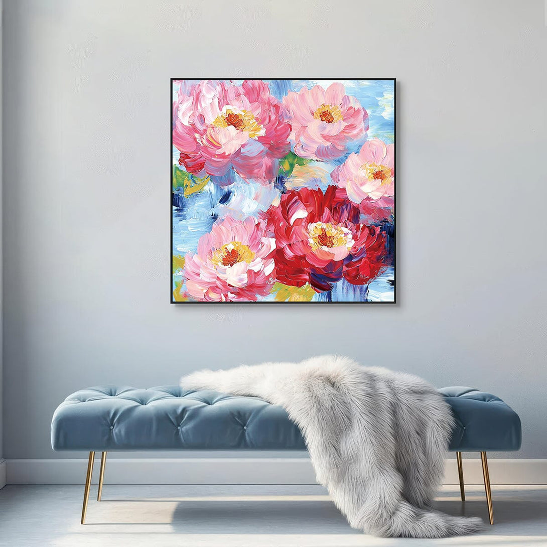 Blooming Energy - Abstract Peony Painting #PIX2(191) Painting artwepaint 