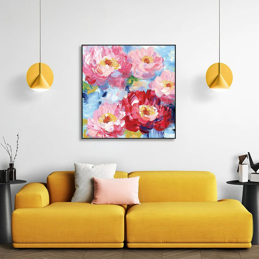 Blooming Energy - Abstract Peony Painting #PIX2(191) Painting artwepaint 