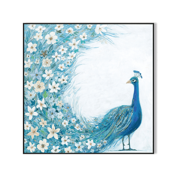 Blooming Majesty – Peacock with Floral Tail Painting #L5516 Painting artwepaint 