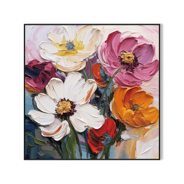 Blooming Radiance Floral Oil Painting #PCH6(325) Painting artwepaint 
