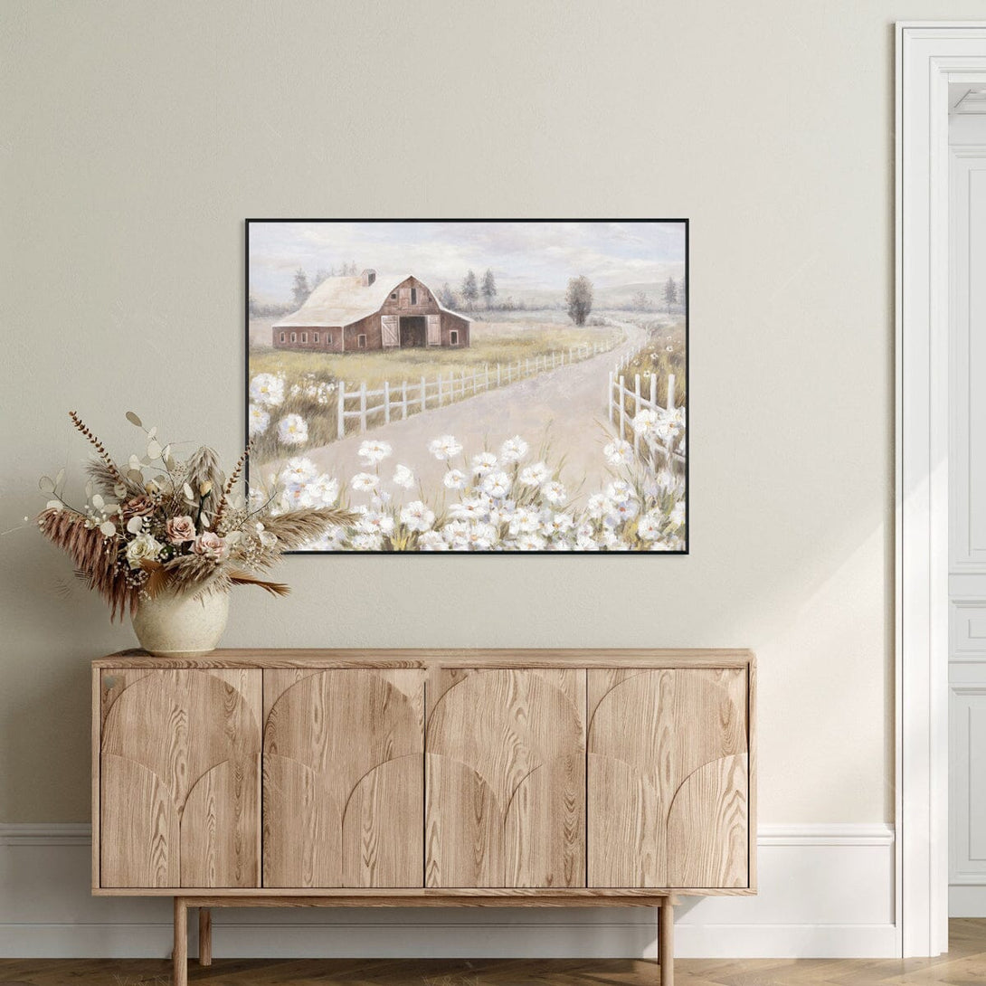 Blossom Path – Farmhouse Landscape#L4553 Painting artwepaint 