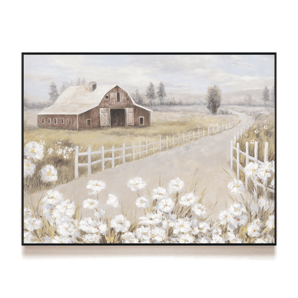 Blossom Path – Farmhouse Landscape#L4553 Painting artwepaint 