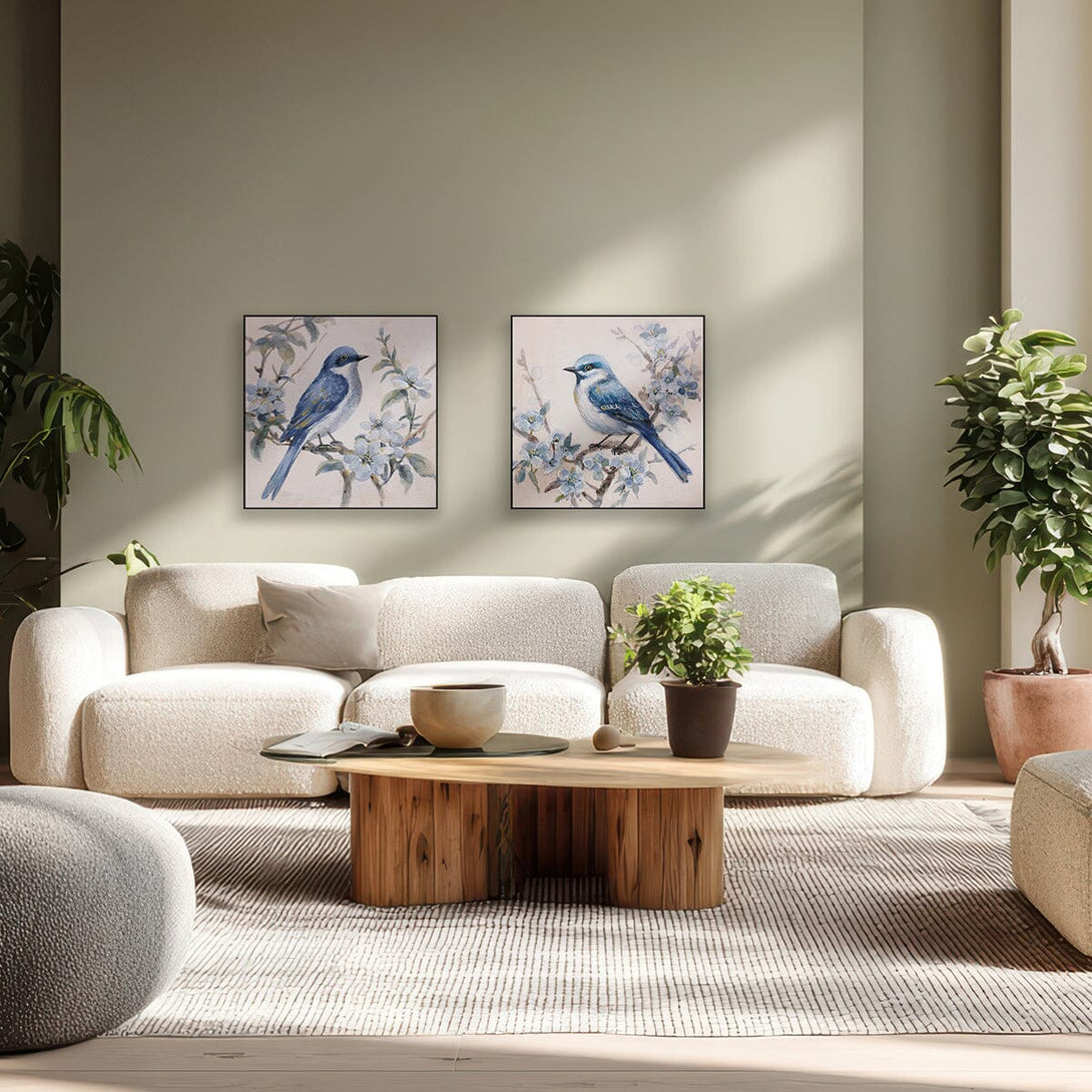 Blossom Perch - Bluebird Floral Art#M3613 Painting artwepaint 