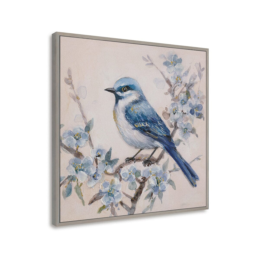 Blossom Perch - Bluebird Floral Art#M3613 Painting artwepaint 
