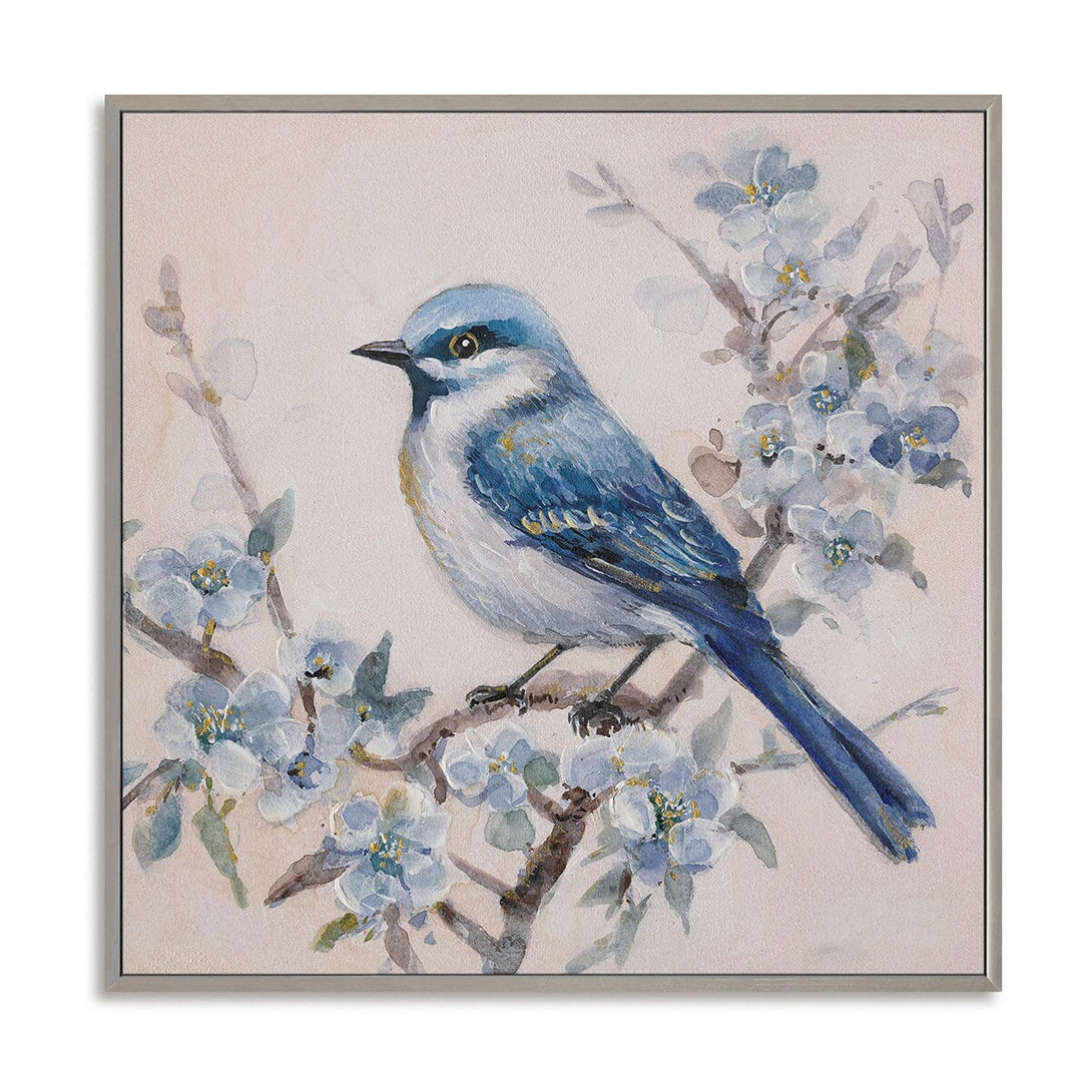 Blossom Perch - Bluebird Floral Art#M3613 Painting artwepaint 