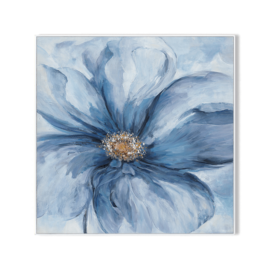 Blue Bloom – Abstract Floral Painting#L3547 Painting artwepaint 