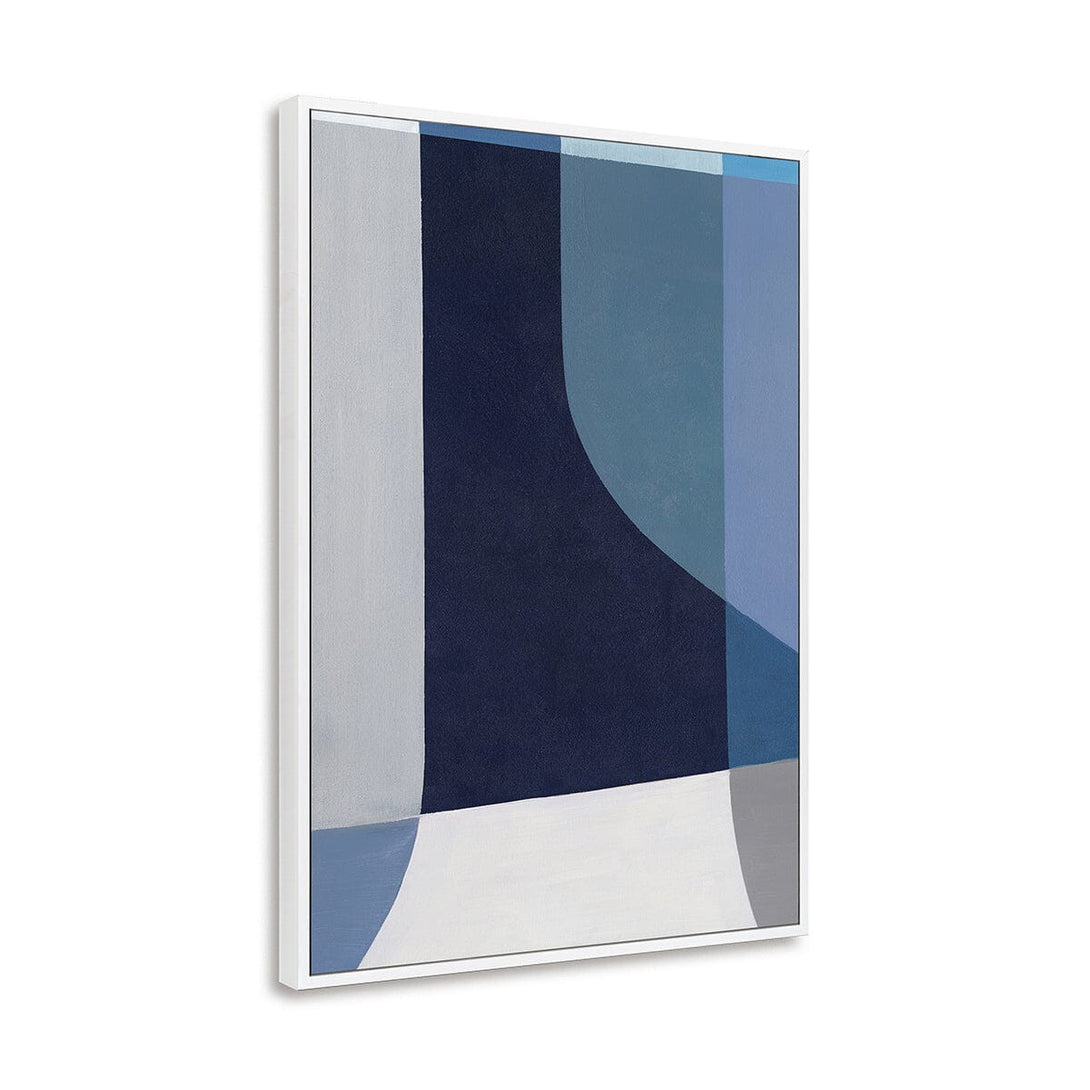Blue Curve - Minimalist Geometric Abstract Painting#L5583 Painting artwepaint 