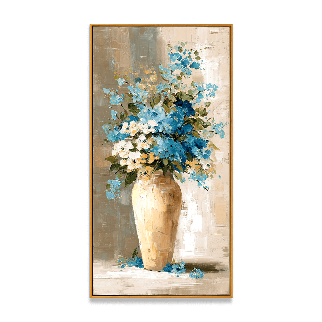Blue Harmony – Floral Still Life Painting #6 Painting artwepaint 