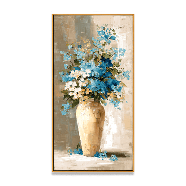 Blue Harmony – Floral Still Life Painting #6 Painting artwepaint 