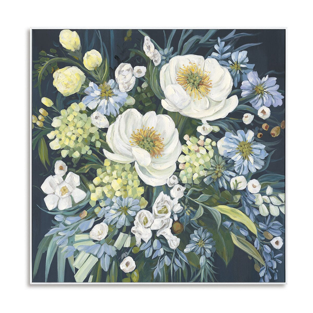 Blue Night Blossoms - Fresh Elegance Painting#M4725 Painting artwepaint 
