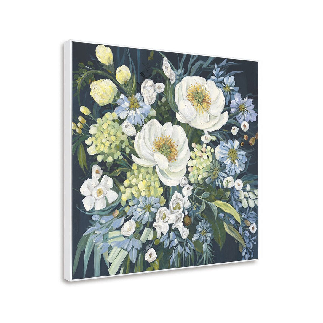 Blue Night Blossoms - Fresh Elegance Painting#M4725 Painting artwepaint 