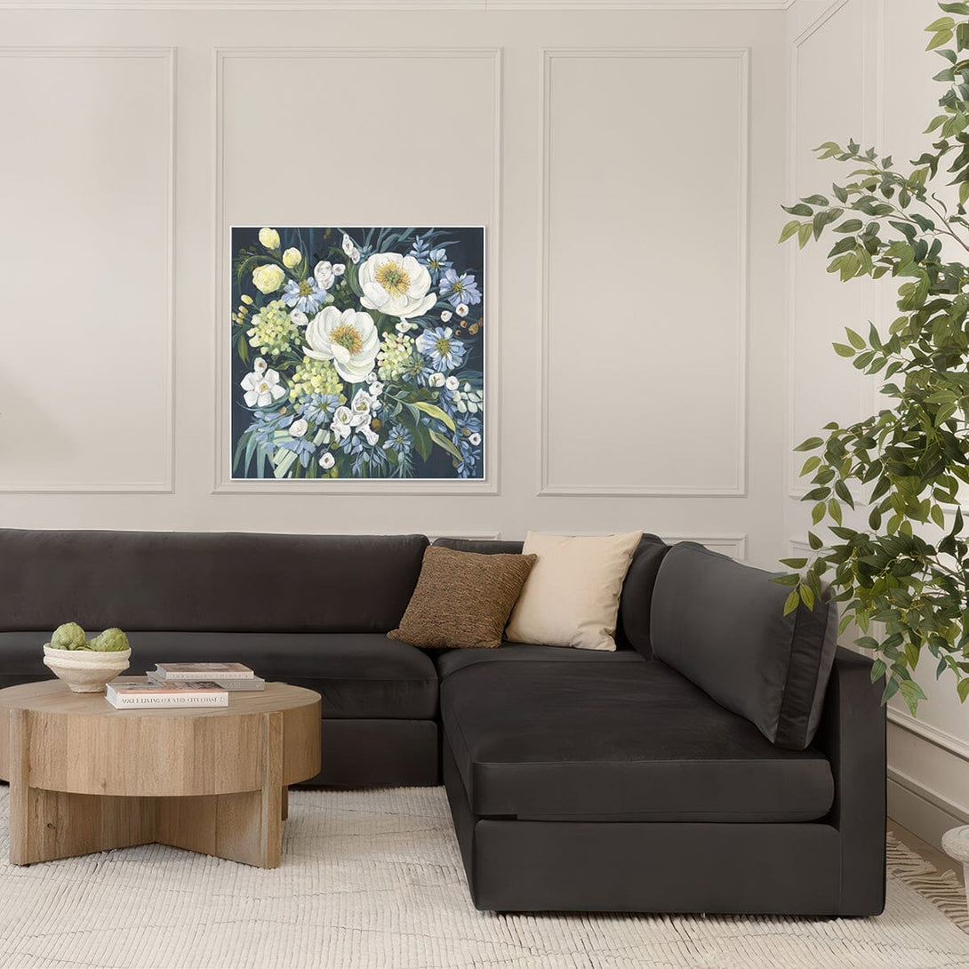 Blue Night Blossoms - Fresh Elegance Painting#M4725 Painting artwepaint 