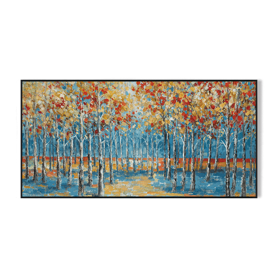 Blue Serenity - Autumn Forest Harmony#L0570 Painting artwepaint 