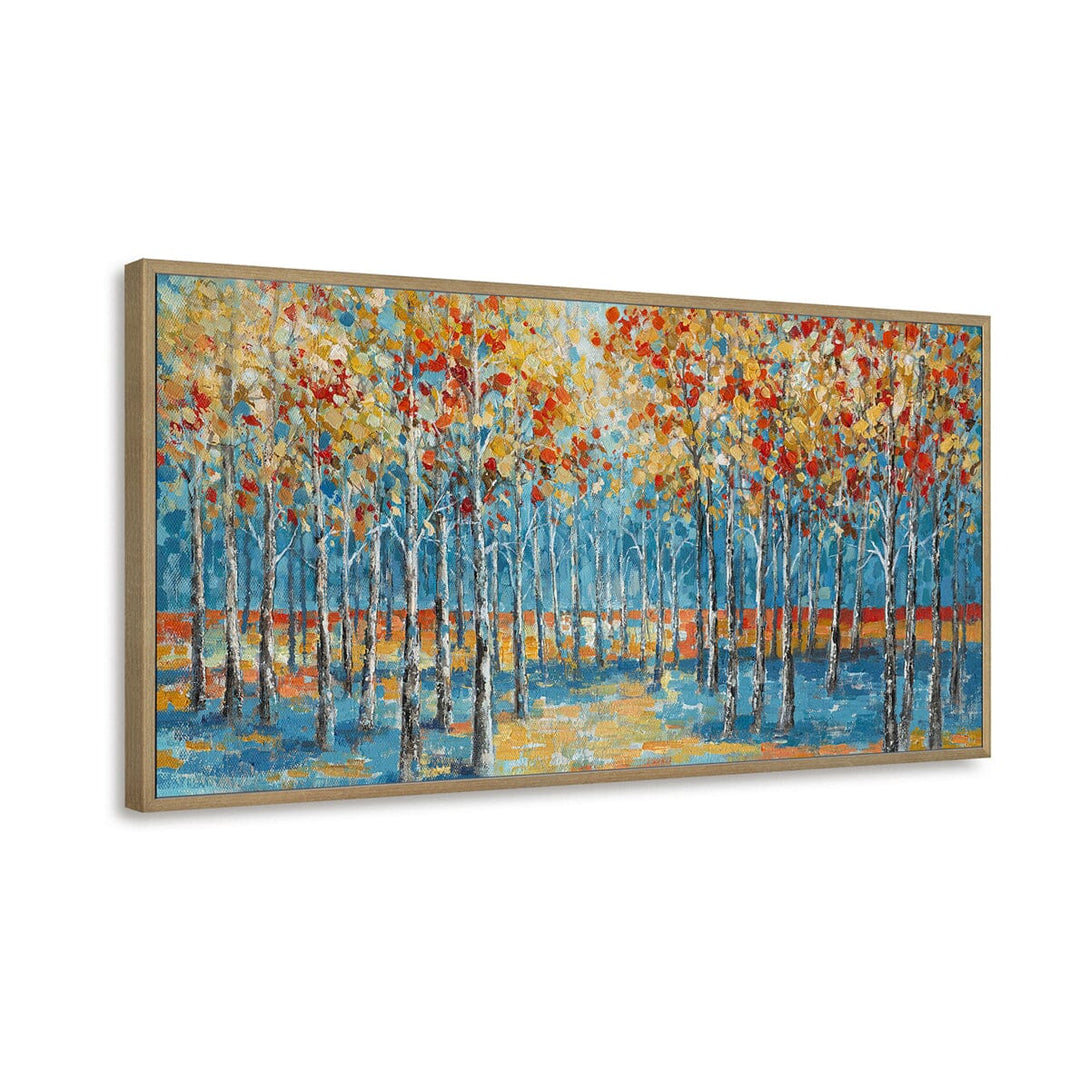 Blue Serenity - Autumn Forest Harmony#L0570 Painting artwepaint 