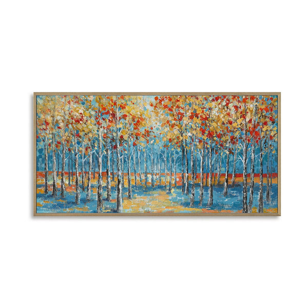 Blue Serenity - Autumn Forest Harmony#L0570 Painting artwepaint 