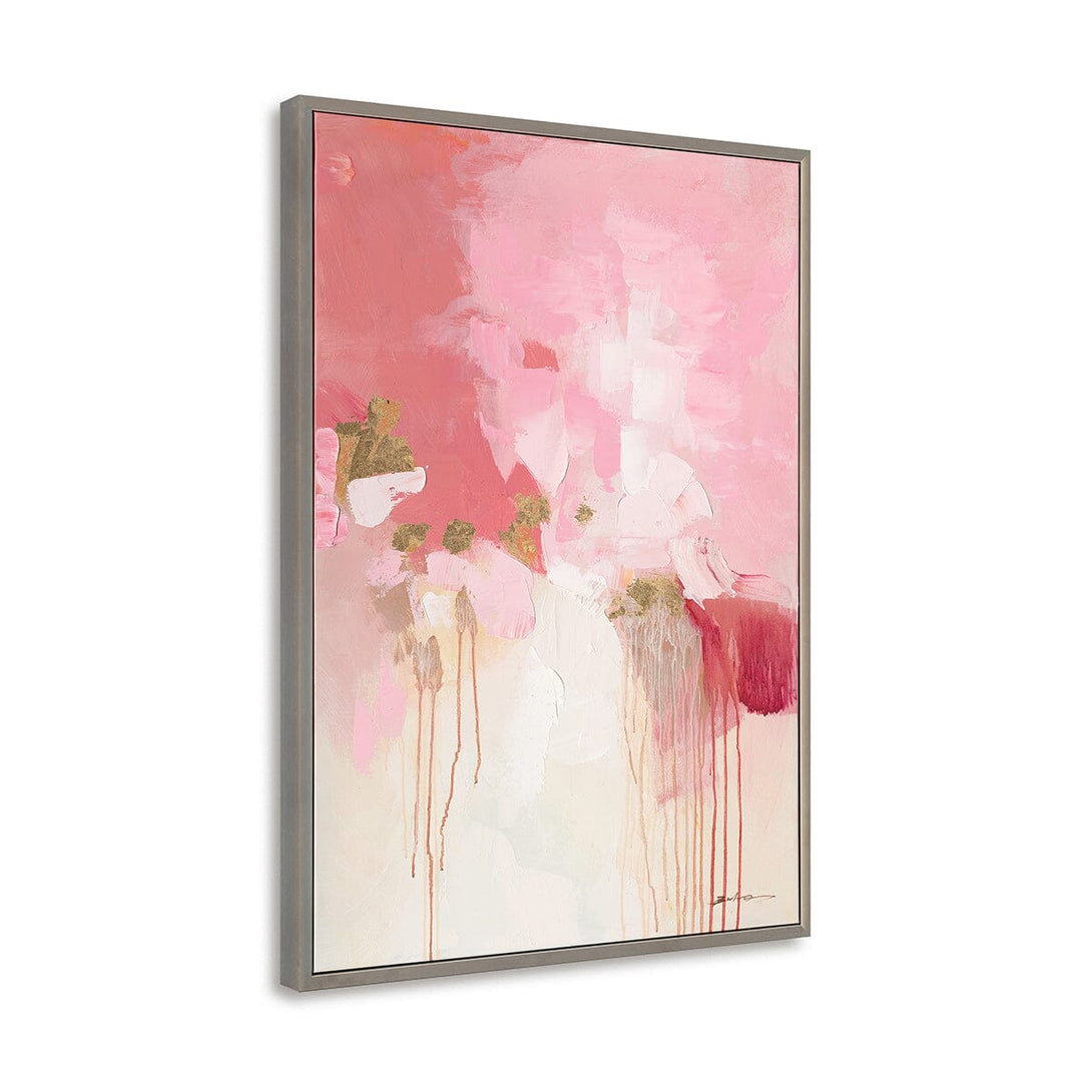 Blush Bloom-Pink Abstract Painting#P5931 Painting artwepaint 