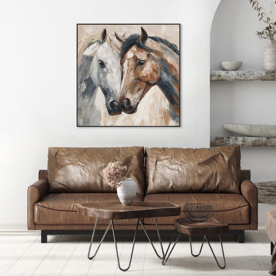 Bonded Spirits - Abstract Horses#P4692 Painting artwepaint 