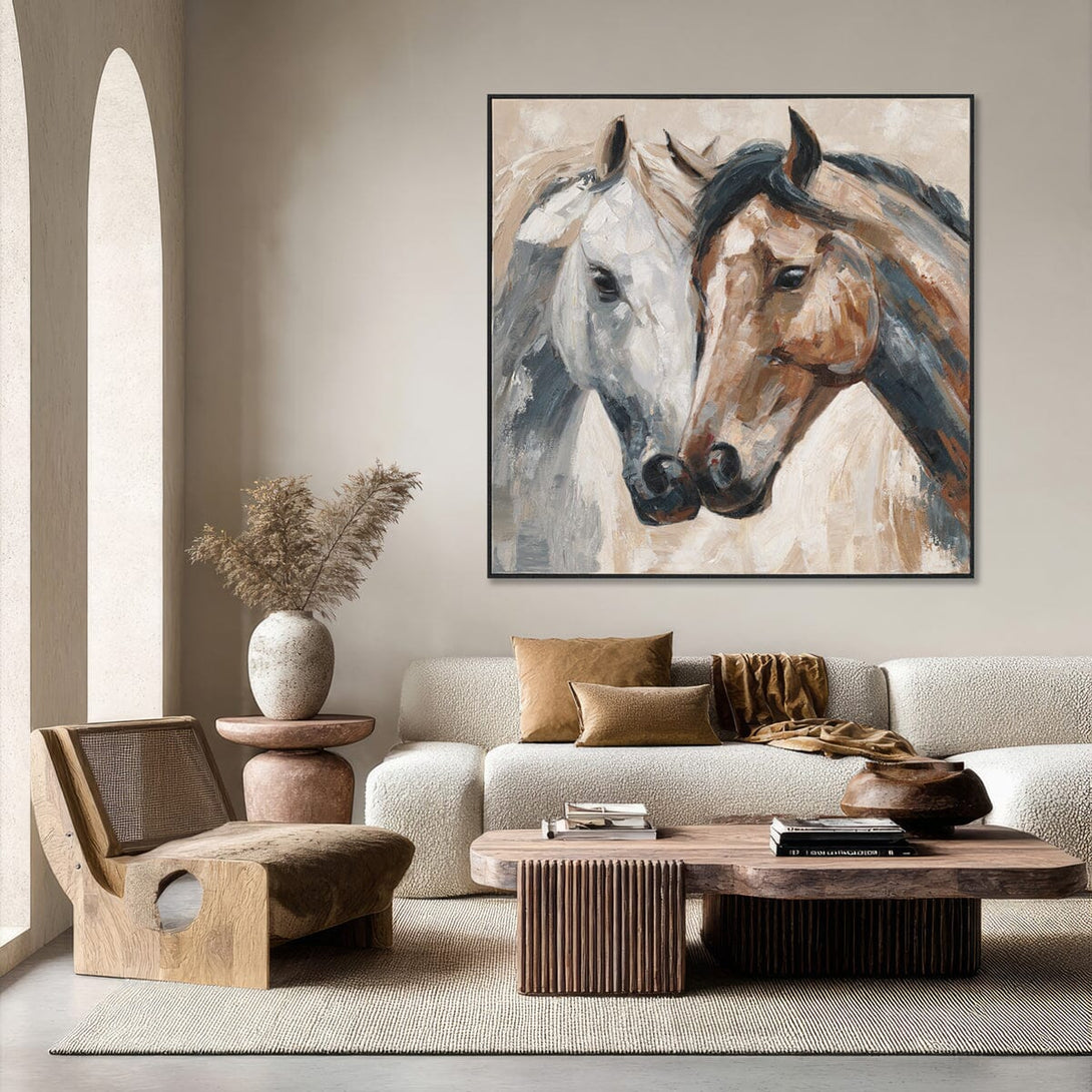 Bonded Spirits - Abstract Horses#P4692 Painting artwepaint 