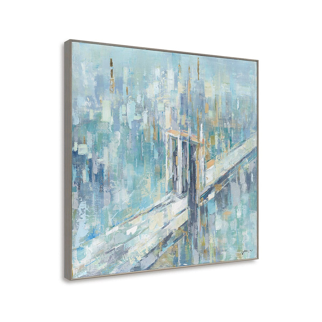 Bridge Cityscape-Abstract Art #M5784 Painting artwepaint 