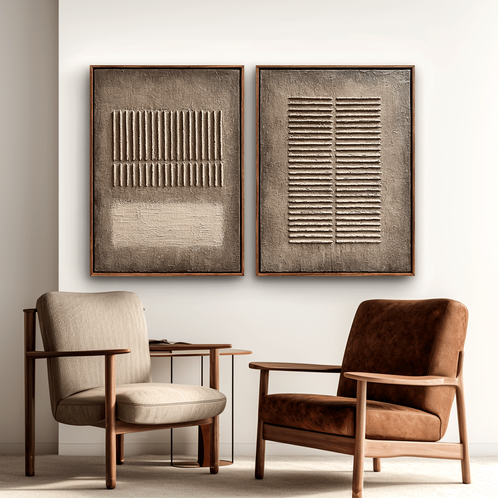Calm Geometry – Wabi-Sabi Neutral Texture Set #awp78 Painting artwepaint 