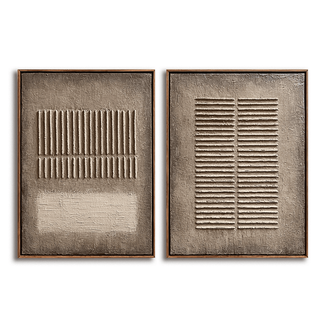 Calm Geometry – Wabi-Sabi Neutral Texture Set #awp78 Painting artwepaint 
